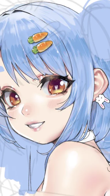 髪の塗りってほんとわからん 