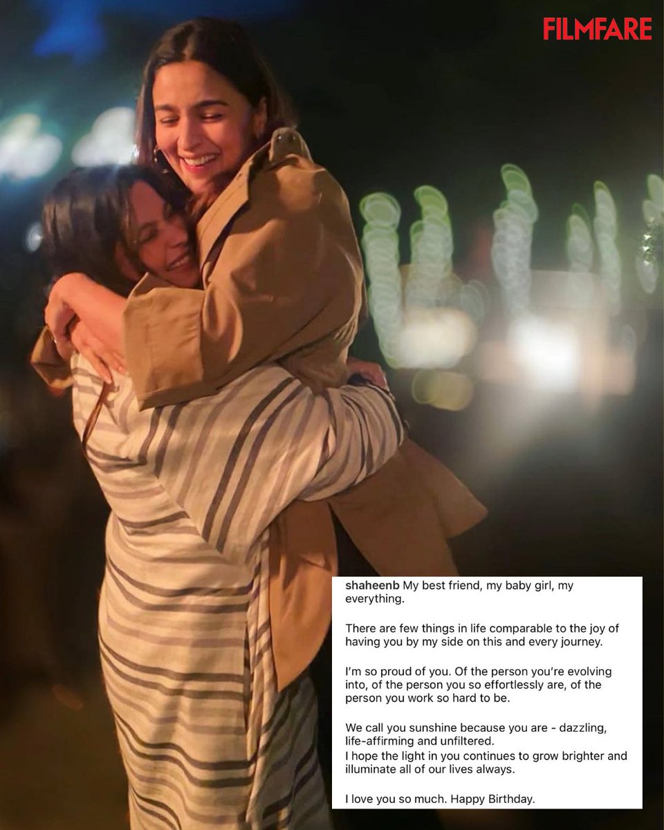 #ShaheenBhatt has the sweetest birthday wish for sister #AliaBhatt. 🧡