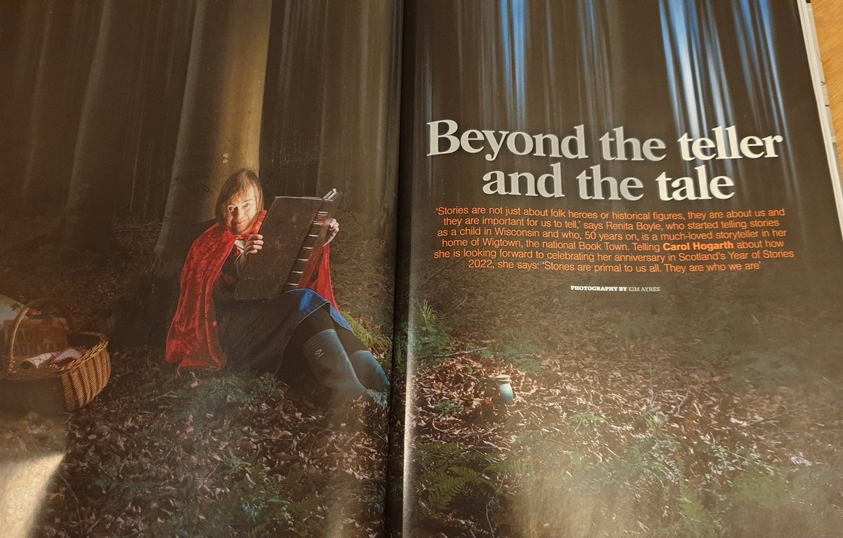TaleTwisters's tweet photo. Delighted to chat taletelling and teabag painting in #DGLife Exhibition March 18-20 Print Room Wigtown. Read all about it @DG_Unlimited @DumGalLibraries @WigtownBookFest @scotstoryforum https://t.co/wv4nkFhp4K