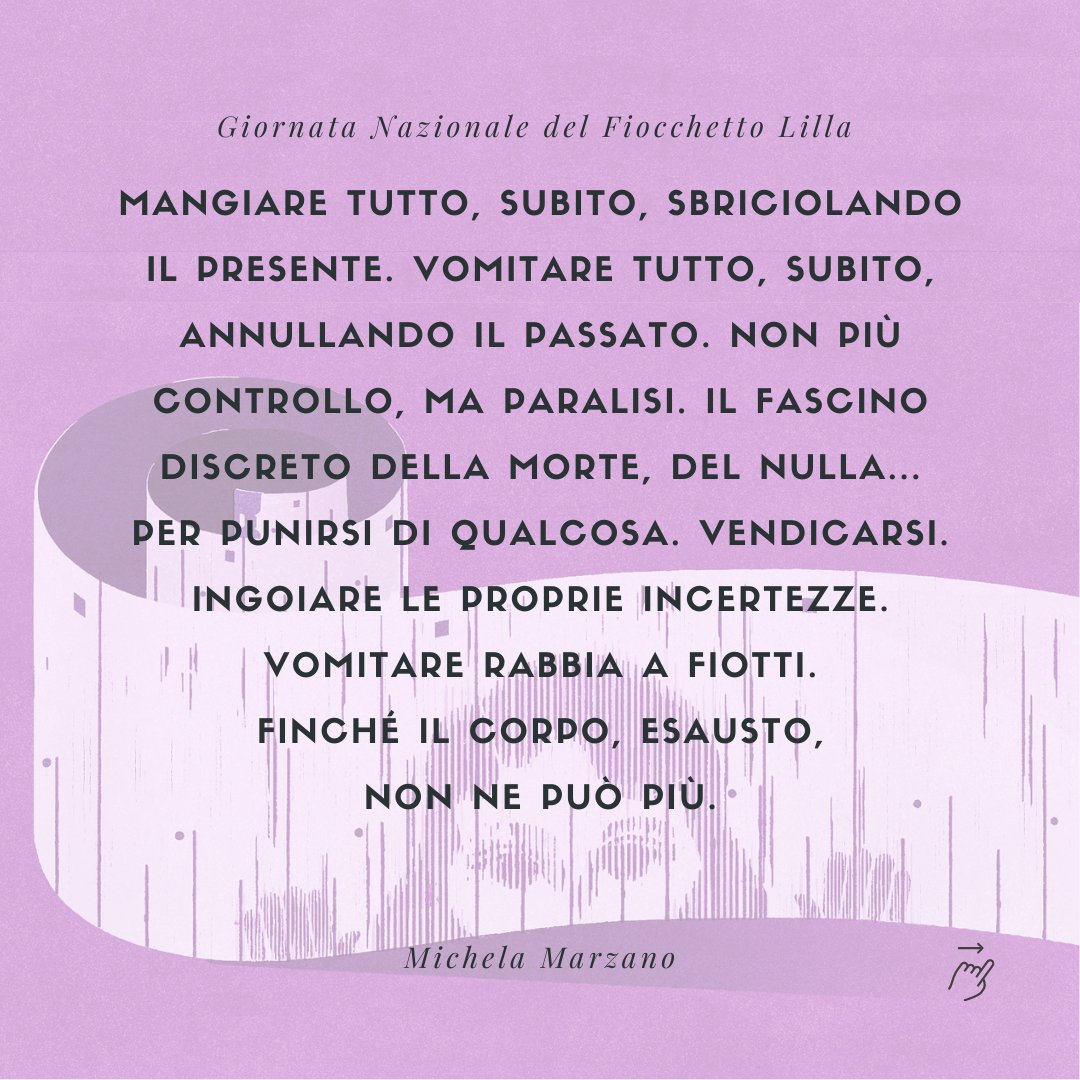 CentroSCP's tweet photo. 🟣 In occasione della #GIORNATANAZIONALEDELFIOCCHETTOLILLA condividiamo i messaggi di pazientə dell’#AssociazioneErika dell’@ospniguarda presentati a #RISCATTI2021 tenutasi al #PAC di #Milano

©Grafica: Grazia Lam X @nytimes
#coloriamocidililla#Anoressia#Bulimia#BingeEating#EDNOS https://t.co/GosMpiEAvT