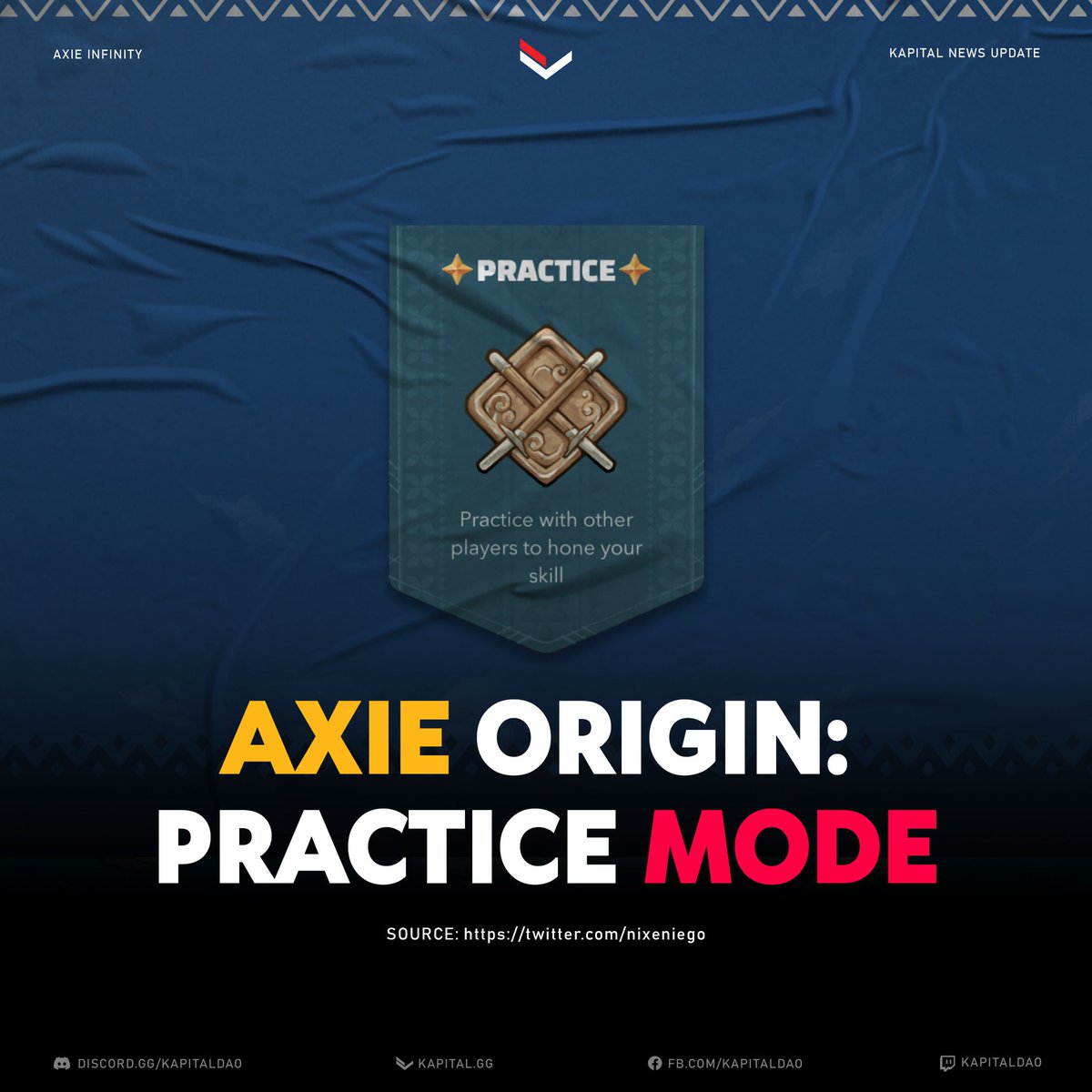 Axie: Origin is just around the corner and just now, a leak about having a practice mode has been announced. This will be an avenue for players to hone their skills, create card combinations and synergy or even discover a new META while playing with family and friends.