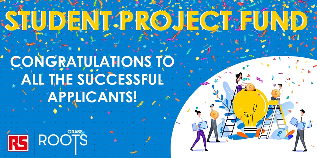 RSDesignSpark's tweet photo. #BSW22 is here, and it’s time to announce the winners of our Grass Roots Student Project Fund! 

All 24 get £250 in RS tools and parts to make their ideas reality. 

We’ll post team updates soon. Learn more below! 

📐 https://t.co/KweAJsHusE  

#BSW #protype #StudentProjectFund https://t.co/600sco3n0i