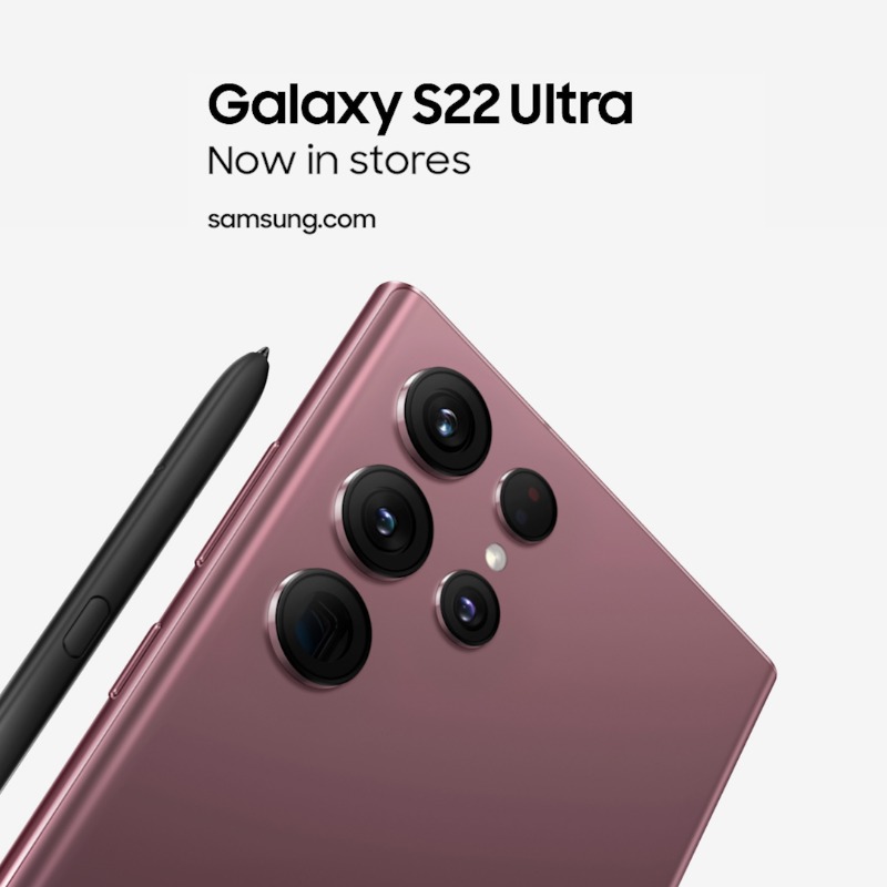SamsungIndia's tweet photo. Get your hands on the phone that makes every day more epic. Own the newest Galaxy S22 Ultra now &amp; get #GalaxyWatch4 at just ₹ 2999*. *T&amp;C apply. https://t.co/RRSKVJSvOb