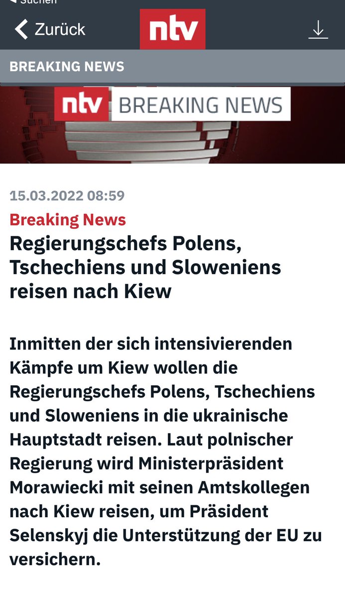 Für mich die Solidaritäts-Meldung des Tages!
#kiew #WeStandWithUkraine