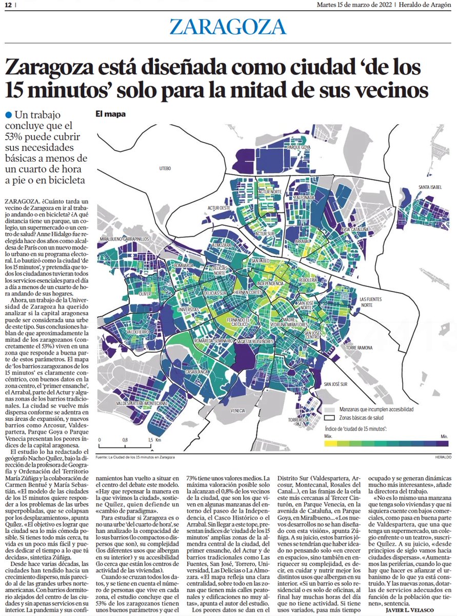 meteobenas's tweet photo. Solo un 53% de los vecinos puede cubrir sus necesidades yendo 15 minutos a pie o en bici.
@GeografosAragon @colegeografos @Geografia_UZ @MZmaps https://t.co/4y7pN4OYFT