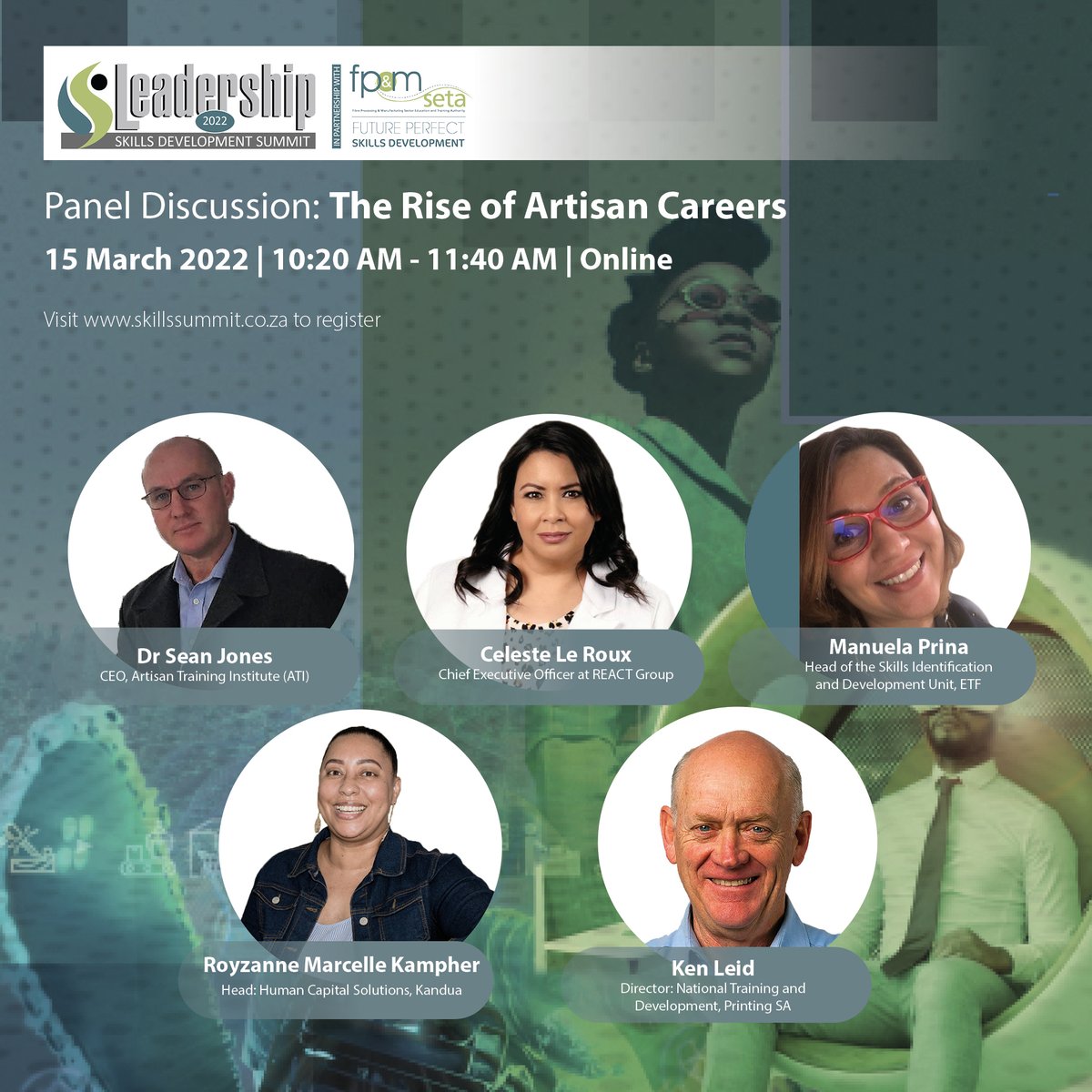 KanduaRSA's tweet photo. Join our Head of Human Capital, Royzanne Marcelle Kampher, as she discusses the rise of Artisan careers, alongside Dr Sean Jones, at the Skills Development Summit.
#artisans #development #startup @summit_skills @royzanne @SeanJon22089990 https://t.co/eBVIvdrfuH