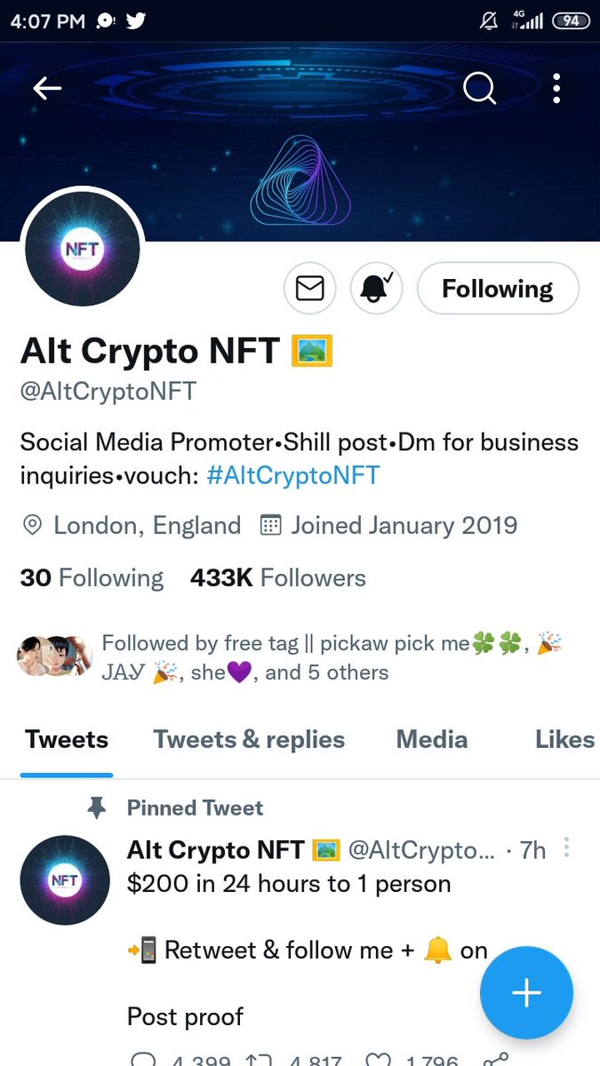 summer_rain020's tweet photo. @ladyincrypto @AltCryptoNFT Done https://t.co/9ImCqrqwiF