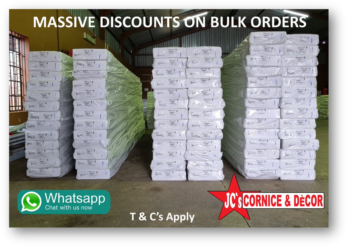 MstarProduct's tweet photo. JC’s Distribution Centre offer’s all Contractor’s a
discount structure when purchasing in bulk. Please
chat to any of our store manager’s for more details
on how you can apply.
Contact us or visit our website today to view our
product selection: https://t.co/wXbFB0W75g https://t.co/wVfhHNSeGS