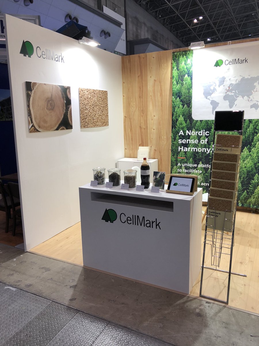 cellmark_japan's tweet photo. 明日からバイオマス展示会がスタートします！
＃バイオマス
#環境
#スウェーデン
＃プラスチック
＃ペレット
＃木質
＃展示会
#東京ビックサイト https://t.co/EqMZKOqff6