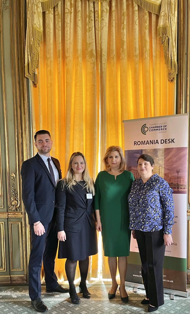 Proud to have had Founding Partner Alina Popescu (as one of the Directors of the Board of the BRCC) attend the launch of the Romania Desk project. 

Link to original posts:
linkedin.com/posts/british-…