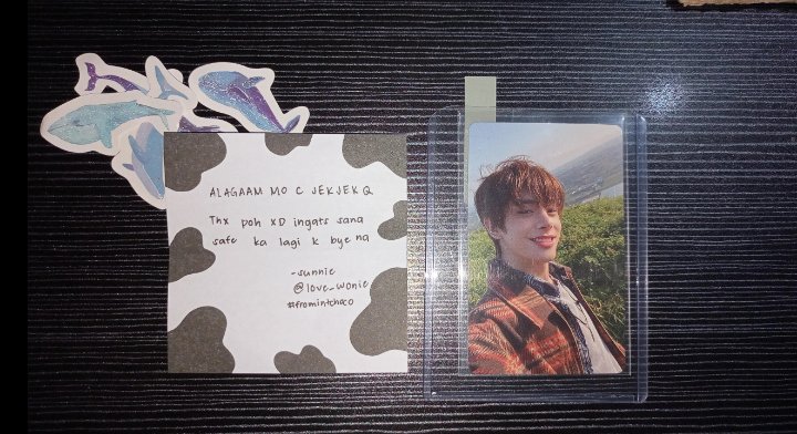 loveuwonki's tweet photo. #gastosnimich / #fromintchoco

💌: @love_wonie 
 d2 na c jek thx cguro https://t.co/MgbcCIPNW4