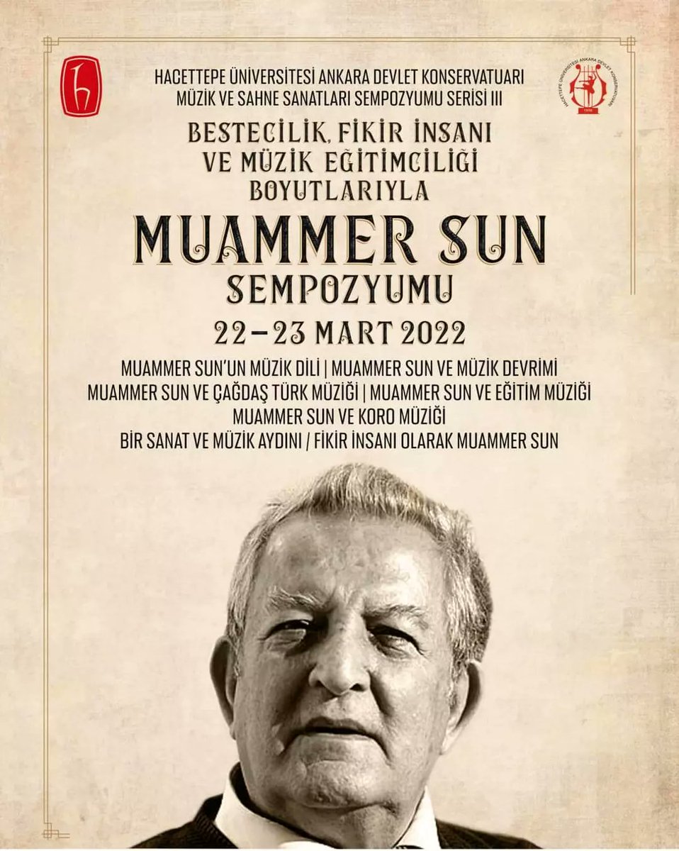 TRTgenclere's tweet photo. Yarın 22-23 Mart 2022 tarihleri arasında yapılacak olan Muammer Sun Sempozyumunu stüdyo konuklarımız Sayın Sinemis Sun, Cenk Güray, Arda Erdem, Sevgili Çiğdem Aytepe ve Atilla Çağdaş Değer ile konuşacağız.@TRTRadyo3
@nesetartanoglu @mucellakaradag https://t.co/tsFD8tdX6E