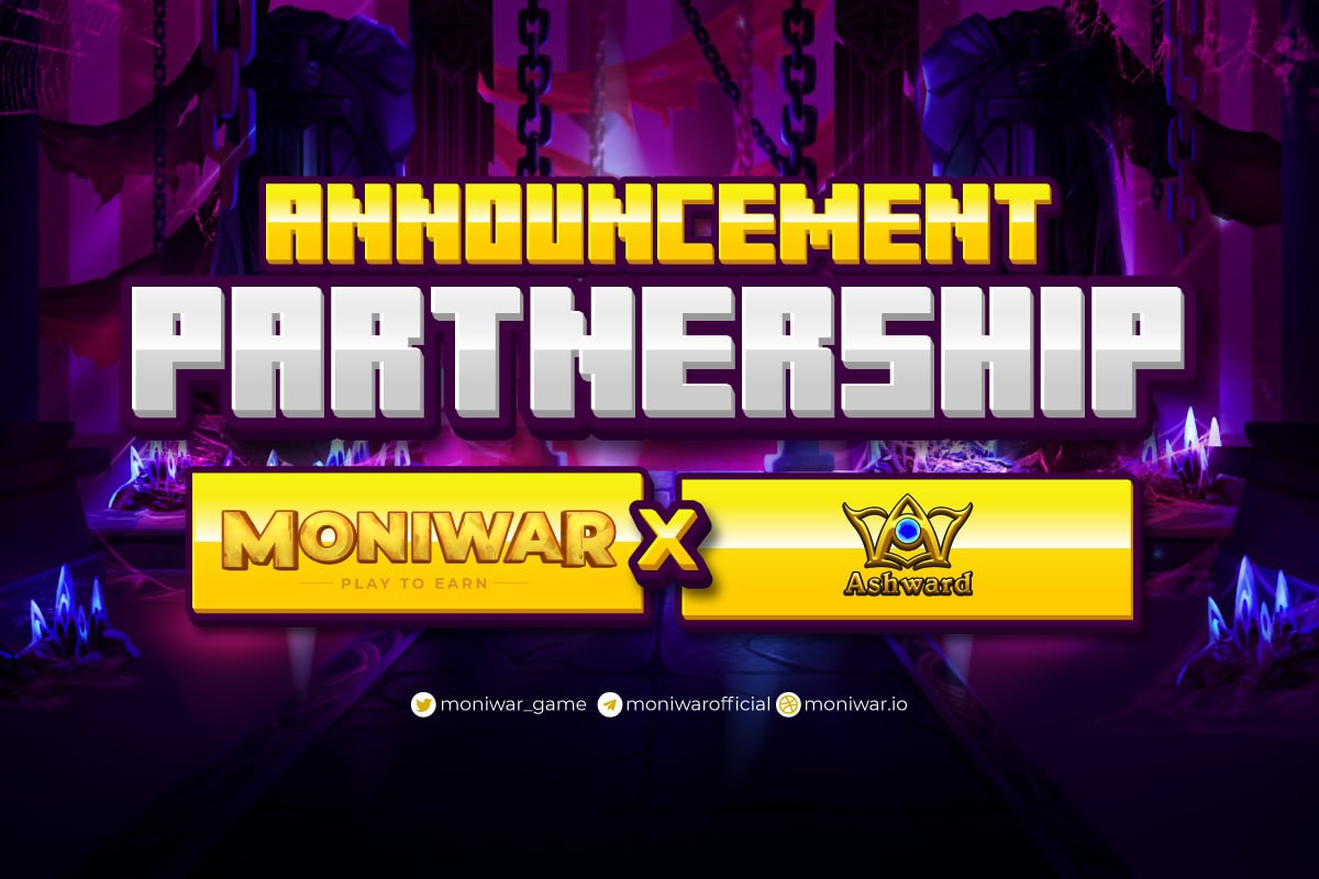 moniwar_game's tweet photo. #Ashward is now our newest strategic partner!
โฉ We hope to grow the community of both projects and provide the best possible service to all users.
Please look forward to our outstanding moves in the future ๐
#Moniwar #PlayToEarn #NFT #YieldFarming https://t.co/9XecuLpaeD