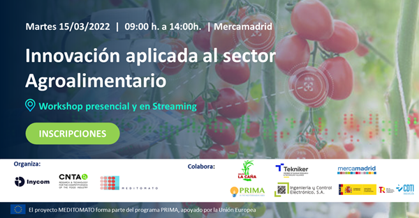 Mercasa_mercas's tweet photo. 🖥️ Asistimos al workshop del proyecto #Meditomato 🍅 sobre "Innovación aplicada al sector agroalimentario", presentando nuevas 📲 #TICs que cubren toda la cadena de valor 🍅

➕ Sostenibilidad
➕ Calidad
➕ Seguridad
➕ Eficiencia
➕Trazabilidad

#FoodTech #Mercasa https://t.co/PV21aNjQjL