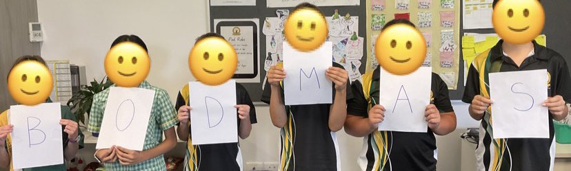 AlgesterS's tweet photo. Year 6 exploring BODMAS with Acting it Out (AO) Maths P/Solving Tool by becoming a human equation then using Keynote App’s drawing tools to solve the equation. #appleedu #ADS  #increasedengagement #Mathematics #handsonlearning https://t.co/CvmjAklcwB