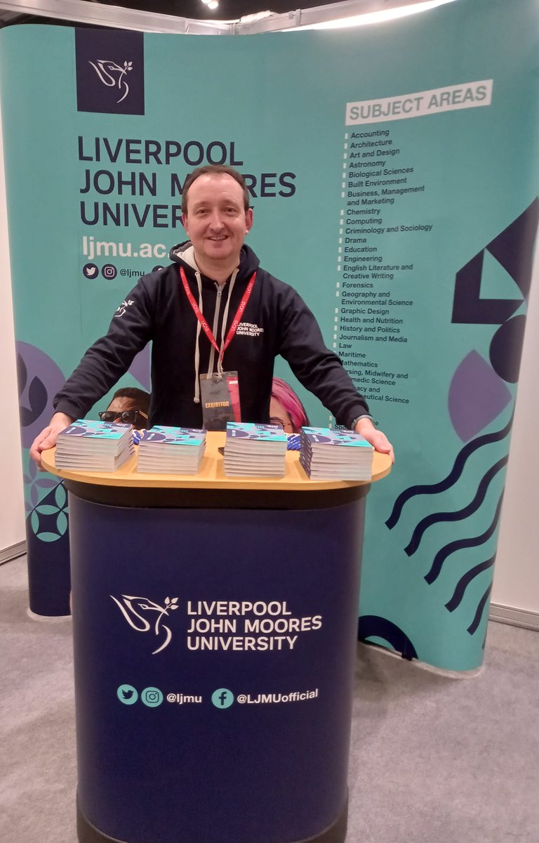 It is day 2 of the #London <a href="/ucas_online/">UCAS</a> Fair and Peter has been out to see the sites. Come and chat to him on stand 81 to find out more about <a href="/LJMU/">Liverpool John Moores University</a> and why so many students choose to study in #Liverpool