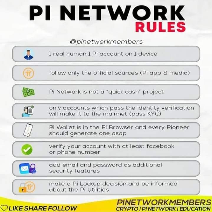 RealAlphaWhale's tweet image. Pi Network Rules #piday2022 #pidaypie