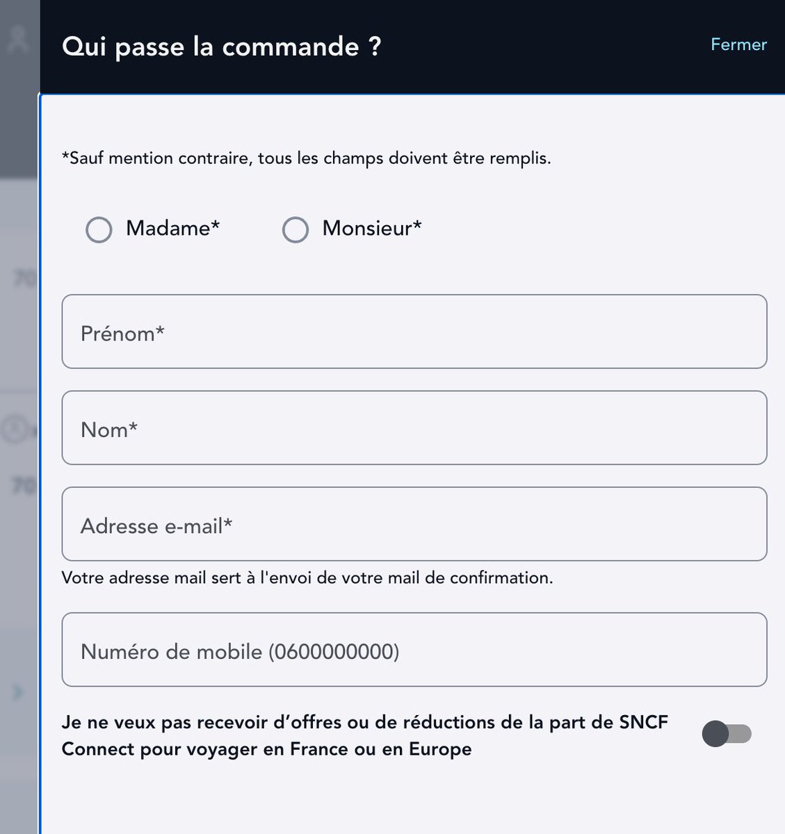 Dites <a href="/SNCFConnect/">SNCF Connect</a> c'est pas joli joli l'opt-out par défaut sur les emails d'offre commercial. Pour rappel c'est 375 000 euros d'amende pour une personne morale. ping <a href="/CNIL/">CNIL</a> #RGPD #Fail #DarkPattern