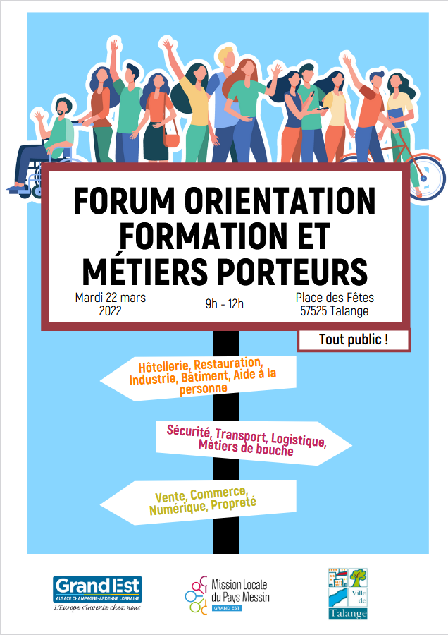 TICetplus's tweet photo. La @mlpaysmessin organise un forum formation et métiers porteurs.
Où : à Talange
Quand : le 22 mars
+D'infos : https://t.co/CUz4X46hom https://t.co/2uGxk01y6E