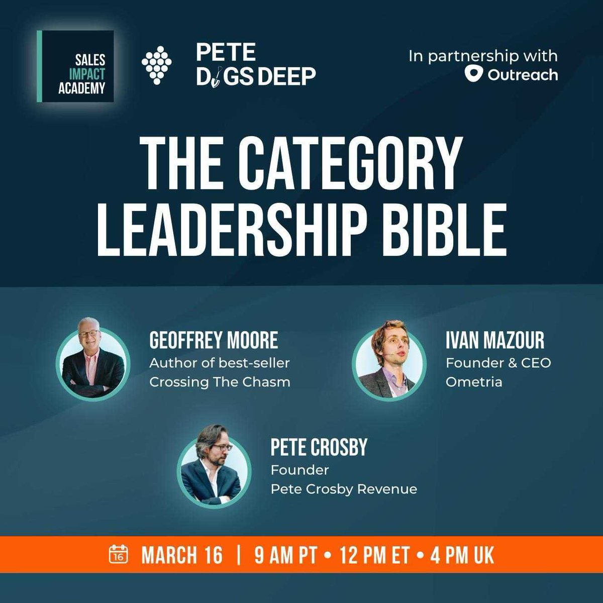 An absolute privilege to be joining <a href="/geoffreyamoore/">Geoffrey Moore</a> on a panel tomorrow to discuss how his ideas and frameworks have been instrumental to us growing <a href="/OmetriaData/">Ometria</a> to our Series C and beyond. offer.salesimpact.io/the-category-l…