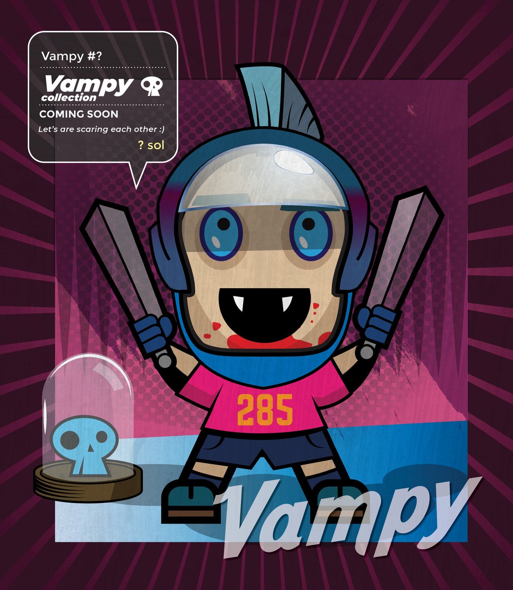 VampyNFT's tweet photo. Somebody stop me!!?
 #NFT #NFTCommunity #nftart #NFTartist #NFTCollection #NFTs #nftsolana #NFTSociety #NFTMarketplace #nftmagazine #magiceden #solsea https://t.co/FRWgdYyUEe