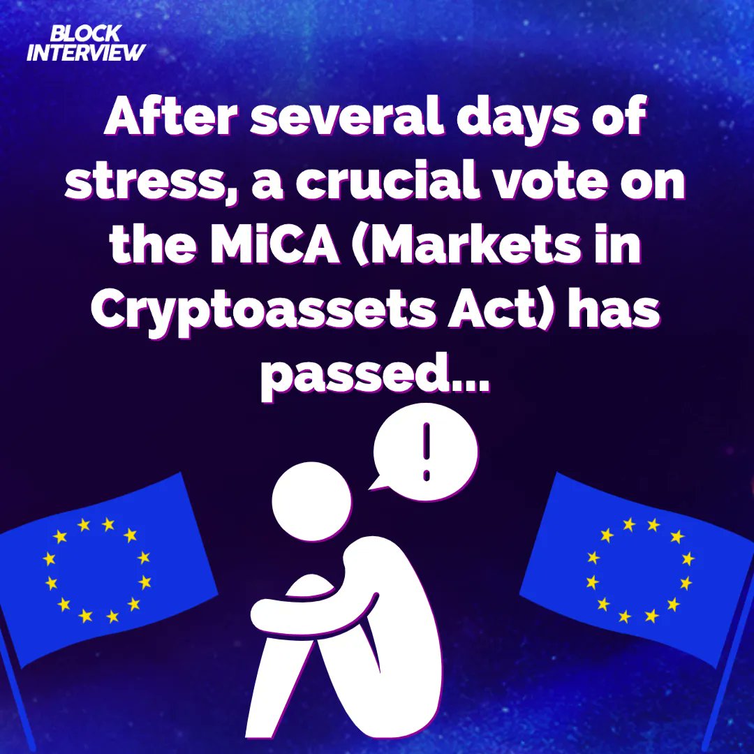 crypto4goodorg's tweet photo. The verdict fell at a meeting and vote of the European Parliament's Committee on Economic and Monetary Affairs (ECON) on Monday 14 March the MiCA (Markets in Crypto-assets) law on crypto-assets, in the pipeline since at least June 2021 will not ban PoW
#MICA #CRYPTO #LAWCERYPTO https://t.co/7fibKRhUEL