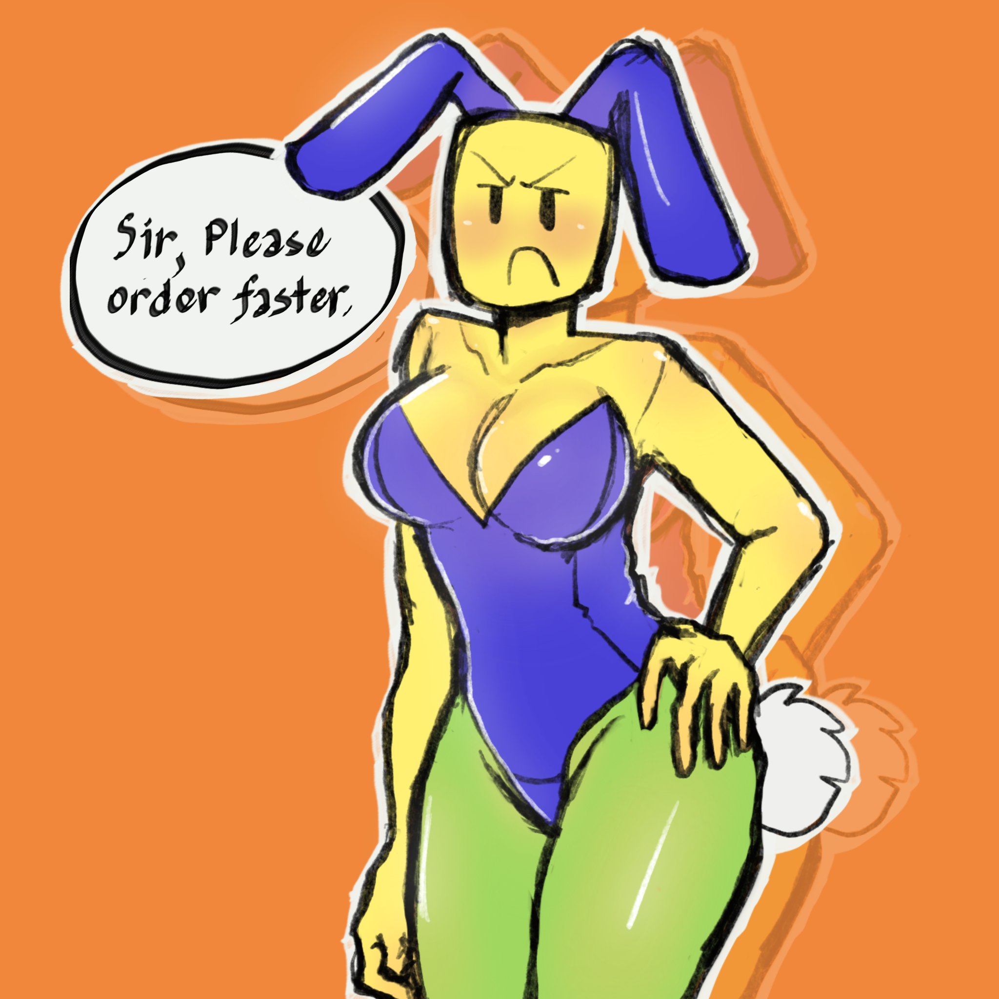 lei on X: Oh no! Noob is getting angry… you better hurry before she bans  you! :( #Roblox #robloxart t.cobOXhbJC2Ov  X