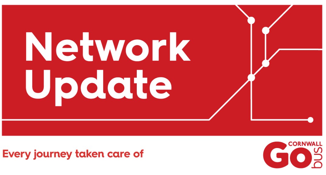 GoCornwallBuses's tweet photo. 0820 Network Update: Services running well this morning most within 10 minutes of time there are some delays to buses in the Truro area due to road works. #TFC34 to The Lizard is 14 minutes late due to this. #TFCA1 to Penzance is 20 minutes late. https://t.co/39wrlAxYYw