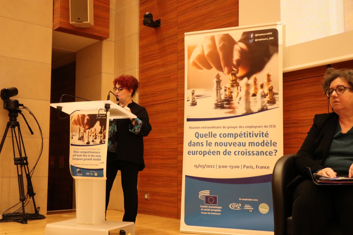 employers_EESC's tweet photo. Our businesses and especially our #SMEs are the locomotive pulling European society towards a more economically prosperous, socially inclusive and environmentally #sustainable future.
@EESC_President #EuropeanGrowthModel https://t.co/PXCxI3QKHJ