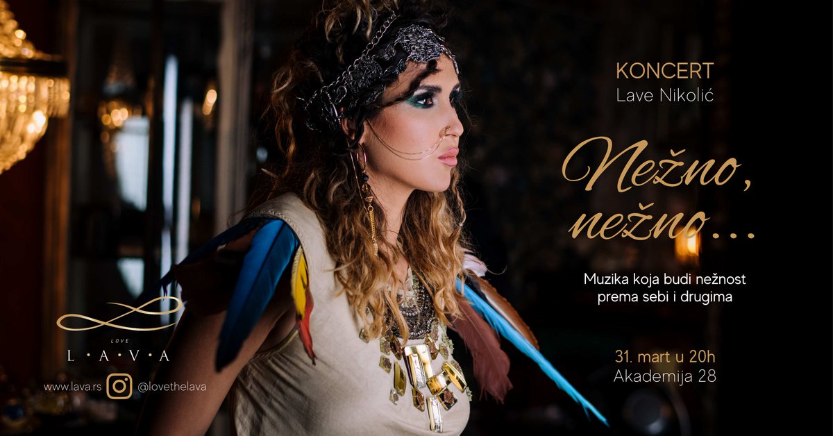 Za one koji rade na sebi i osetili su da im treba malo mira, opuštanja i balansa sa samim sobom... topla preporuka da dođete na Lavin koncert! 

energyhouse.lpages.co/lava-koncert-u… 

Koncert je i humanitarnog karaktera!
