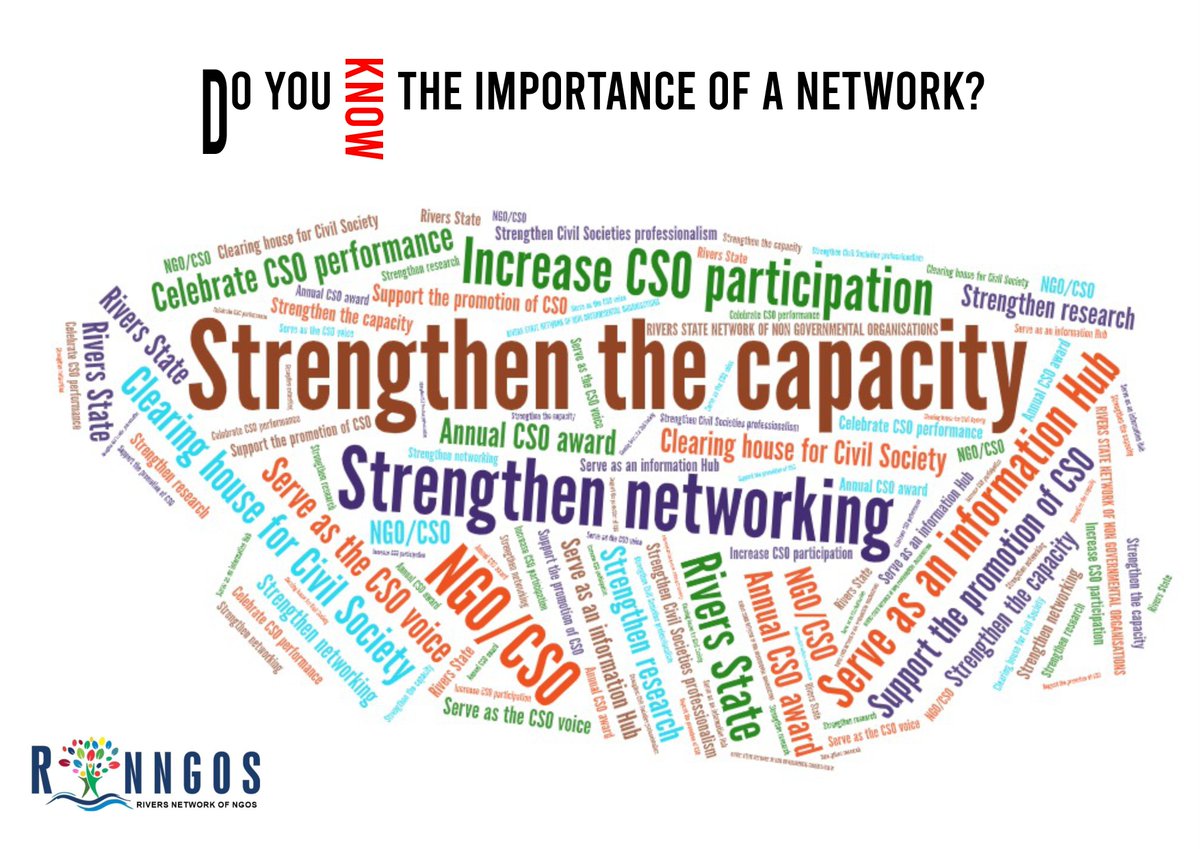 RINNGOS1's tweet photo. Strengthen networking and collaborations amongst development actors in Rivers State.
#sdg17
#rinngos https://t.co/nE3hC9fo7H