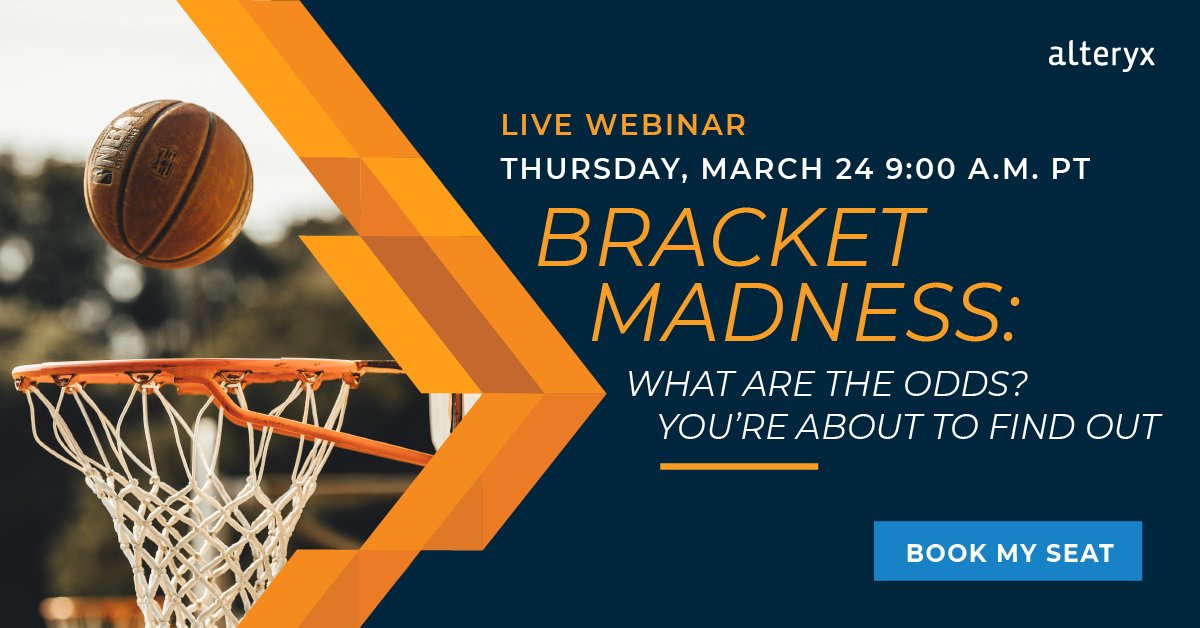 LukeMinors's tweet photo. Join us as we cover the predictive analytics lifecycle, taking you from problem solving to predicting the odds for college basketball’s big tournament. Register now: https://t.co/bvGTyVVBCf https://t.co/PzHt1pW0SD