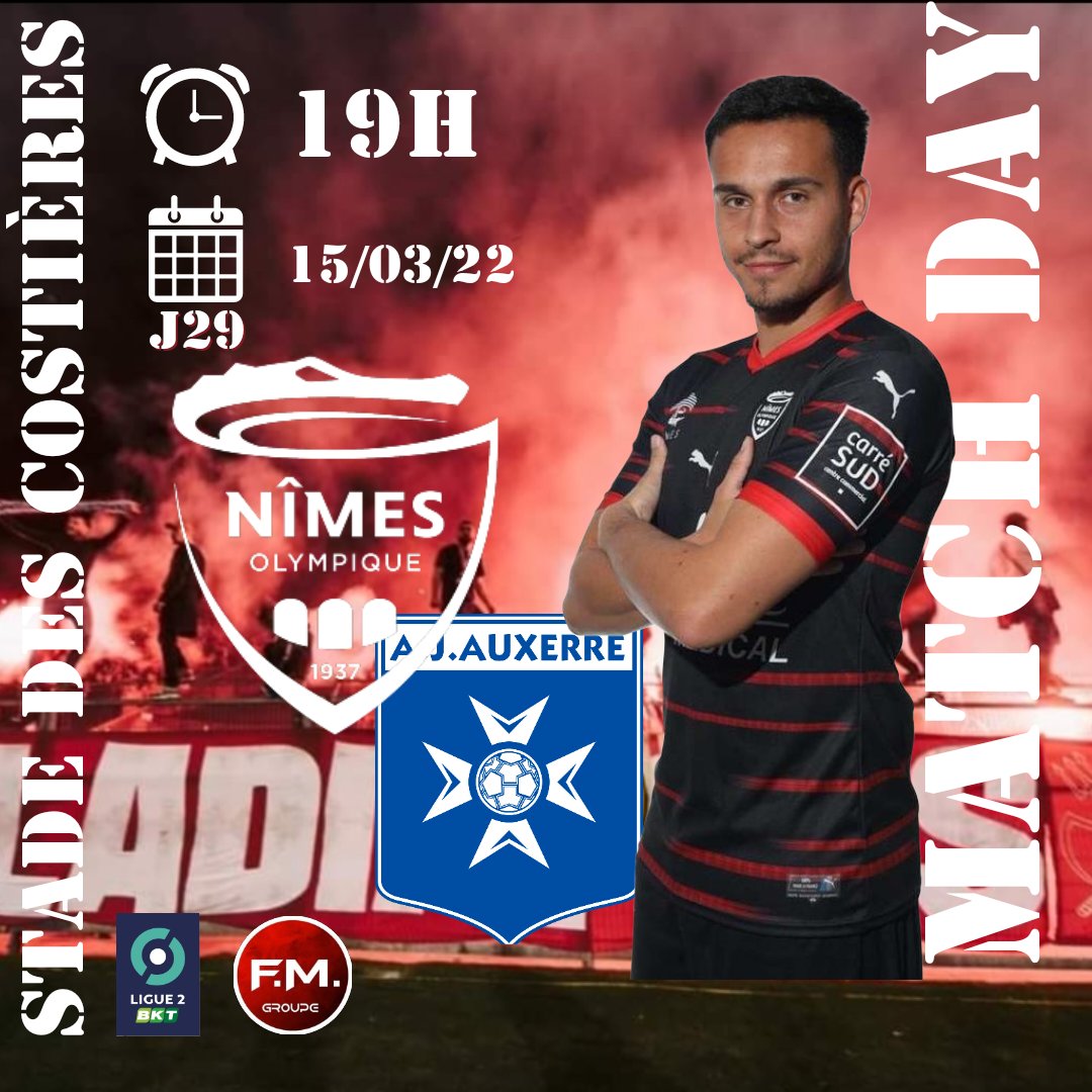 FootMarketing91's tweet photo. @nimesolympique vs @AJA 
#Ligue2
@FootMarketing91 
#Noaja https://t.co/oorvAkZZkd
