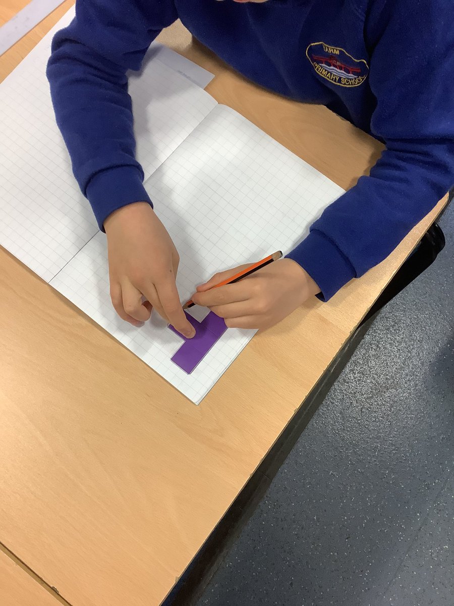 YarmPS's tweet photo. Year 3 have been using Tetris shapes to measure perimeter this week. They have enjoyed putting the shapes together to see what the biggest perimeter they could make would be. #ypsmaths #year3 https://t.co/punQwFeJPK