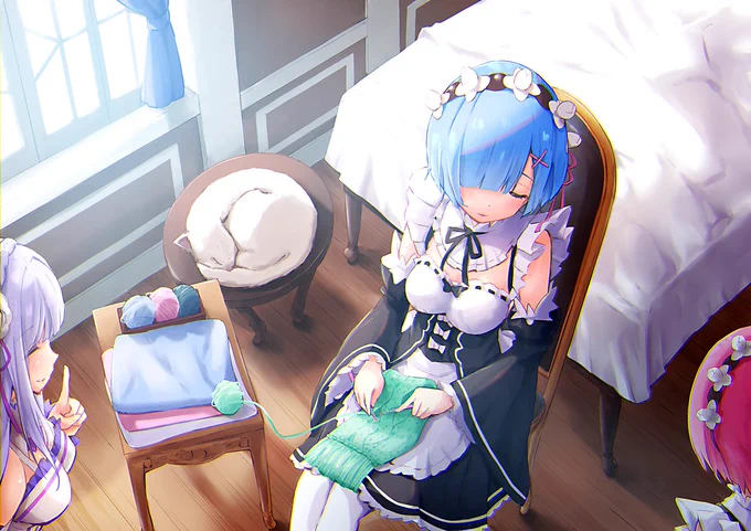 #絵柄が好みっていう人にフォローされたい 
【リゼロ編】
レムやエミリアが多めかもです 
