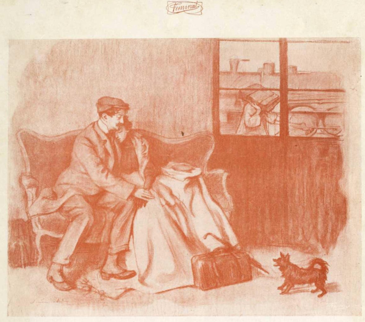 SabateMarin's tweet photo. Al número 4 de la revista #Feminal de juliol de 1907 #CarmeKarr il·lustra el conte 'Sala d'espera´de la Comtessa del Castellà. Estic enamorada del gosset.
#Donesartistes #Modernisme https://t.co/orW8PgMM0k