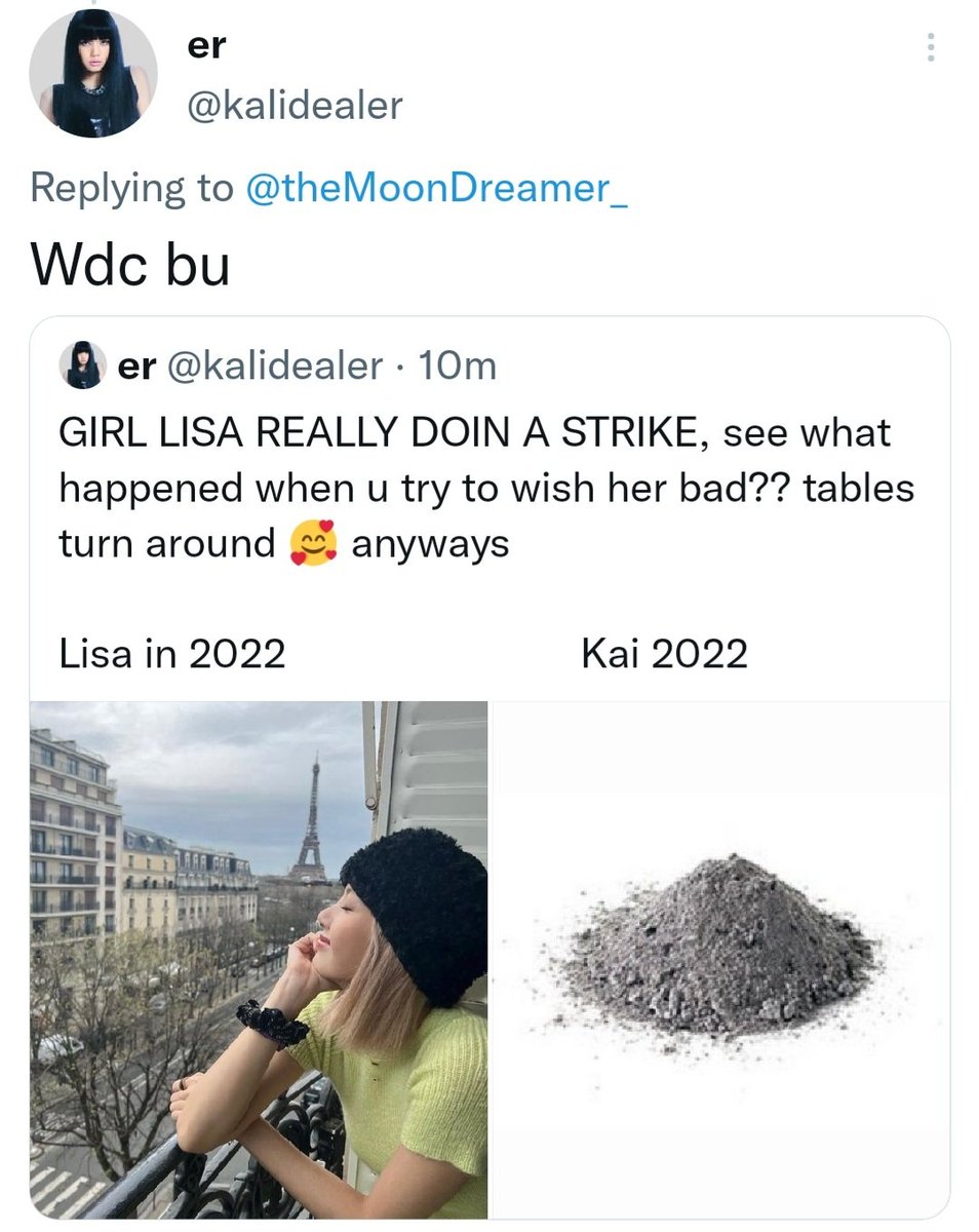 theMoonDreamer_'s tweet photo. report and block @/chaeyoungsdior @/kalidealer. do not engage https://t.co/RxuHJHdq5o