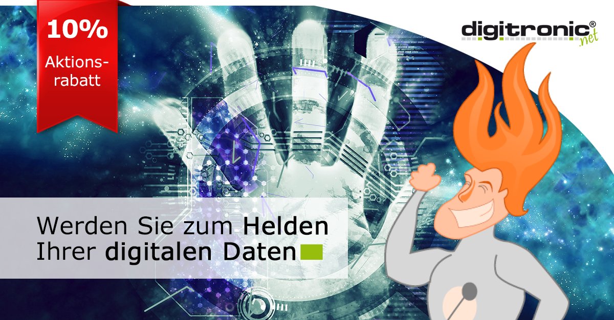 Machen Sie #Datenaustausch und #Datenspeicherung in Ihrem Unternehmen sicher(er): Mit dem „Helden-Paket“ von @Cryptshare und #digitronic → Hier mehr erfahren &📢10% Aktionsrabatt sichern: buff.ly/3u1h5xo 

#Verschlüsselung #DataAtRest #DataInTransit #360GradSchutz