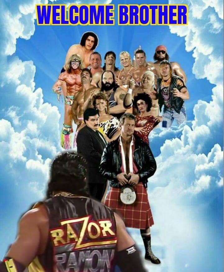 DAMORKO666's tweet photo. #RIPScottHall   #RazorRamonRIP    #wwe. https://t.co/JOJxyyCEiV