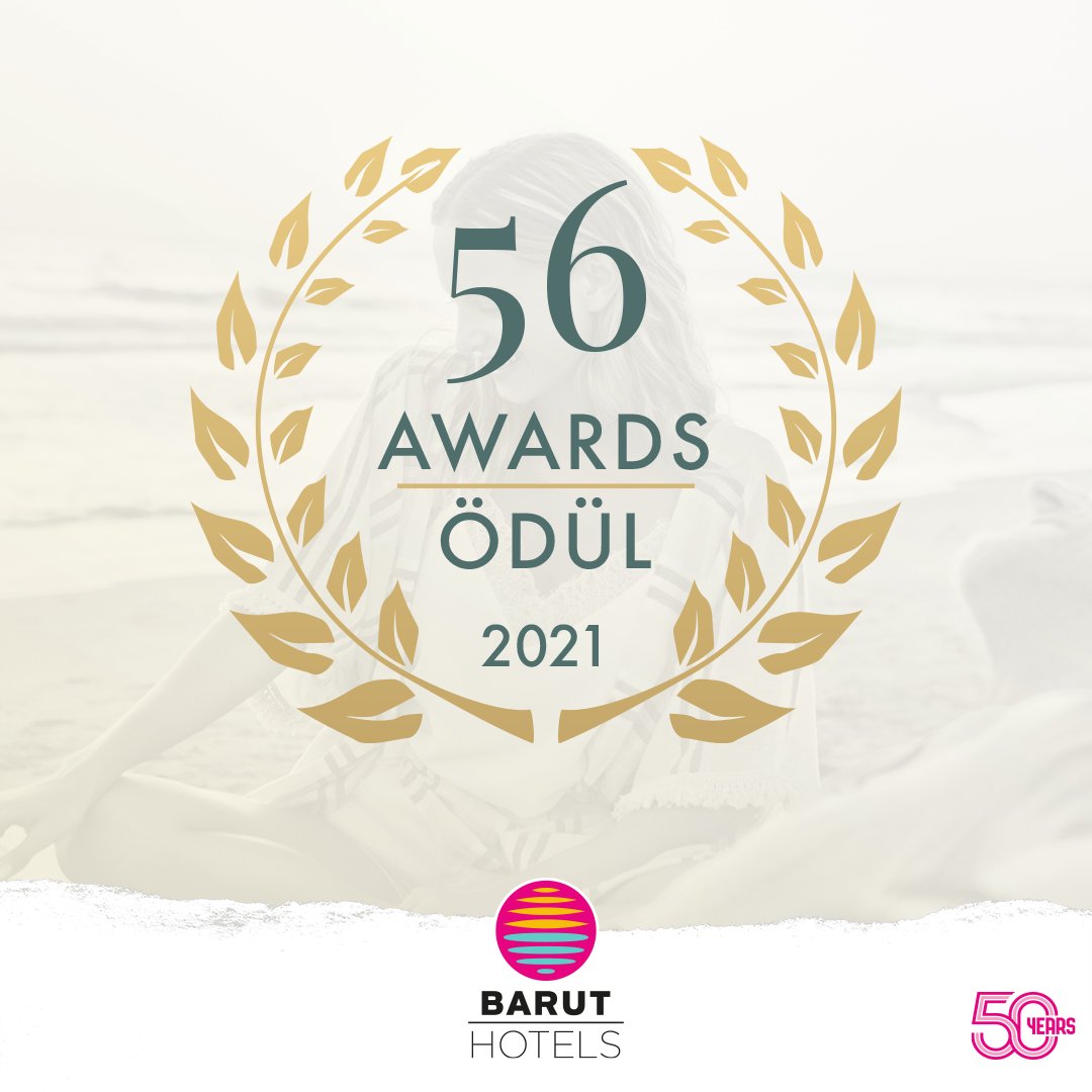 BarutHotelsTR's tweet photo. In our 13 hotels, we host thousands of guests every year with the unchanging service quality of Barut Hotels. Dear guests, we were crowned with 56 awards in 2021 with your support.
We are proud! Thank you.
#BarutHotels #BarutHotels50years #UnlimitedAll #StylishAll #2021awards https://t.co/VcZw6qAJLM