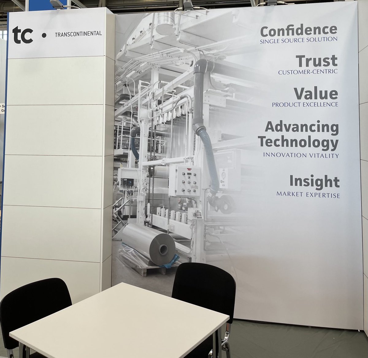 MarkReesTC's tweet photo. TC Transcontinental are in Hall 6 stand 461, come and see us to@discuss your coating and converting requirements ⁦@TCTranscontinen⁩ https://t.co/3YKyRsVxmB