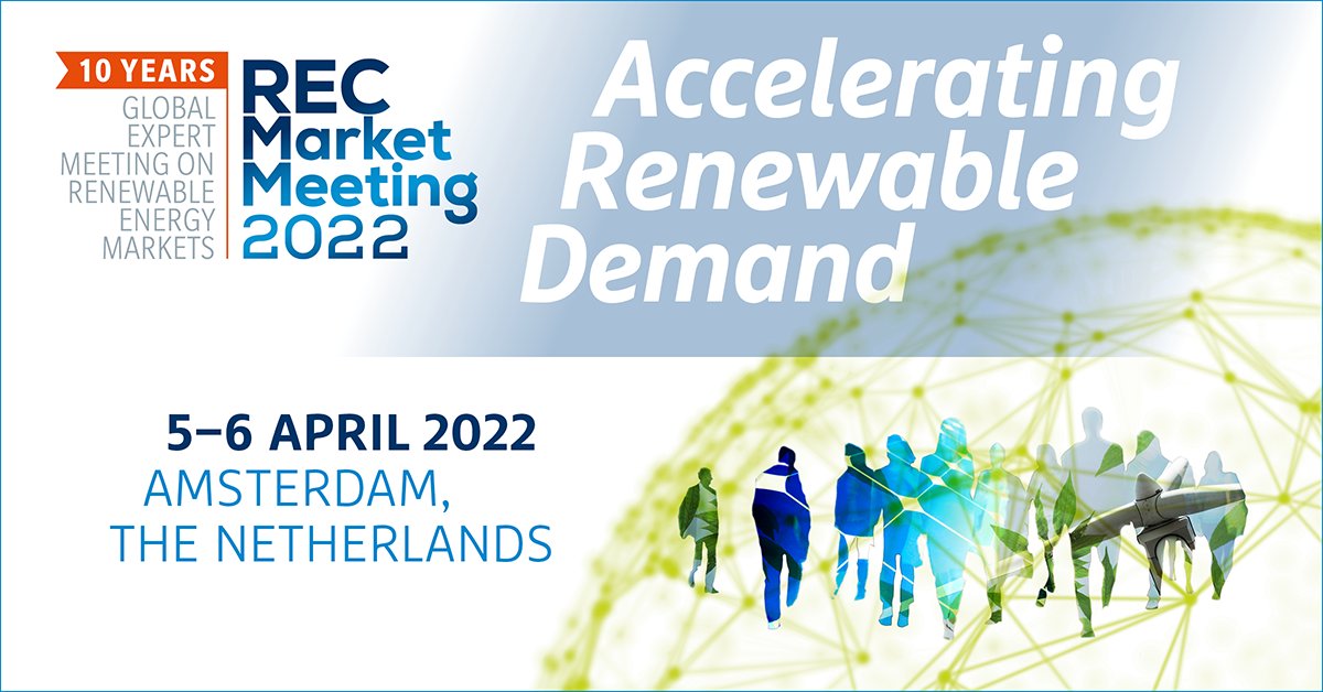 Final day to register for the normal rate today. We look forward to seeing over 400 delegates in Amsterdam in April. recmarket.eu

#renewables #hydrogen #carbonmarkets #energy
