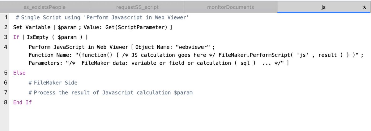 sam_oda's tweet image. #FileMaker #WebViewer
Calling the script recursively, how about this?