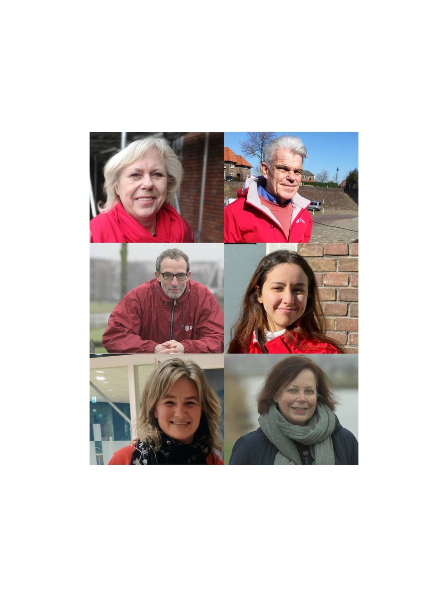 Laat je stem niet verloren gaan. Kies: 1 Anneliese van Oort 2 Henk Plessius 3 Rienk Kessenich 4 Hassna Maaroufi 5 Hanna van den Brule 6 Jeanette Braam