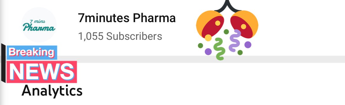7minsPharma's tweet photo. Another milestone !! Thank you for the support 
To the next 2k👏🏻 https://t.co/O1ix4cSFcN