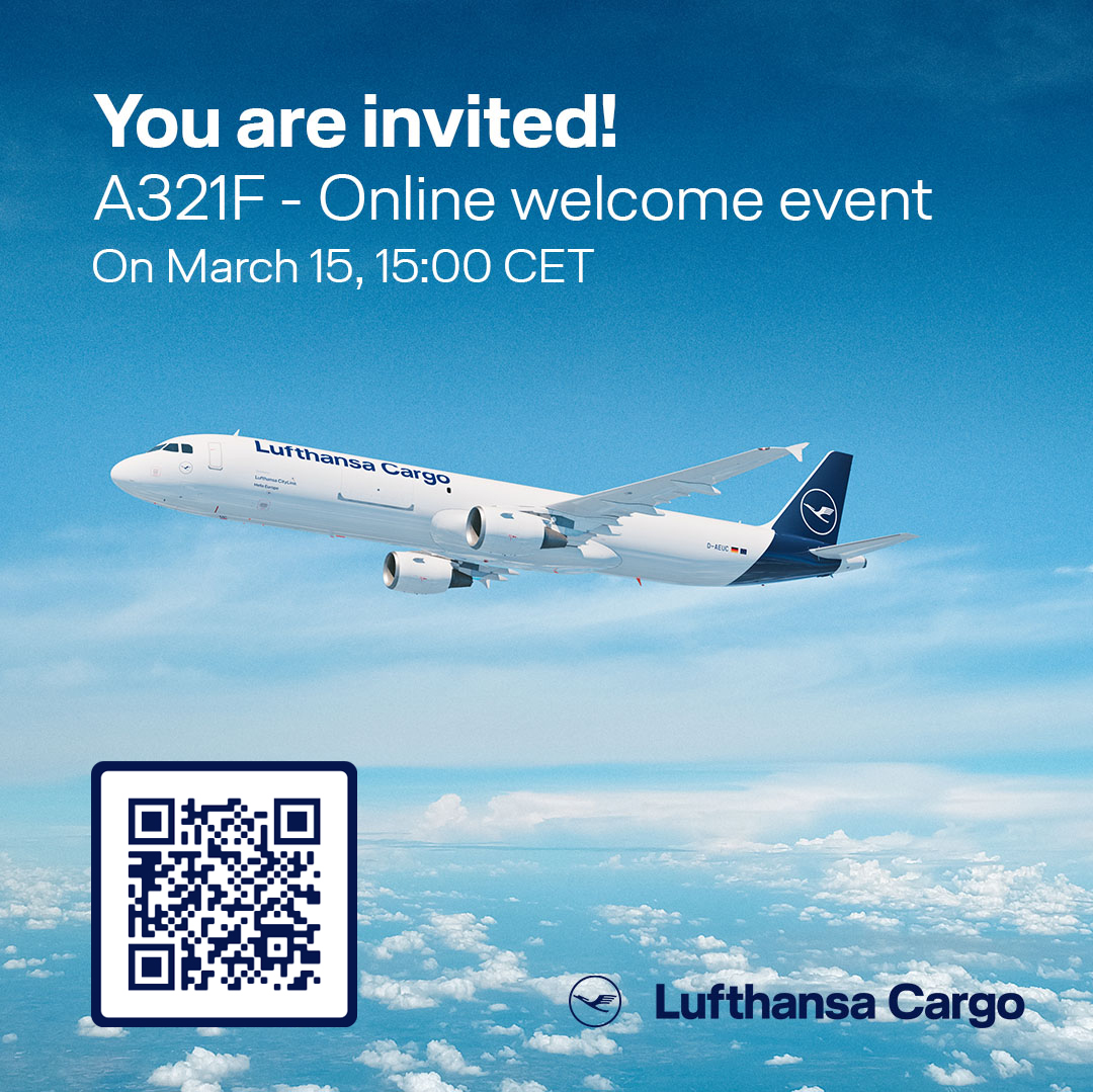 Join us for the live stream of the A321Fs first commercial flight! ▶ You’ll hear from pilots and loadmasters about the special features of the newest freighter in the family. 😎 Here’s the link for the live stream: https://t.co/gwWJbAue2s https://t.co/EcivxI2Jom