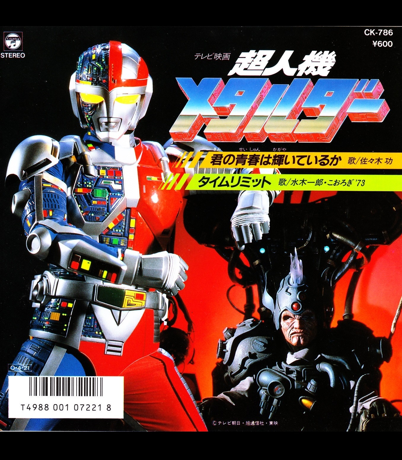 【レア】超人機メタルダー　1987年 30代の方は懐かしいでしょう？【1987年頃の当時物】BANDAI