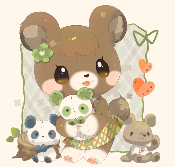 どう森のメープルちゃん描きました!
クマちゃん可愛い大好きな子です🐾 