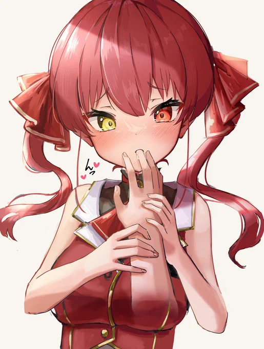 #マリンのお宝 
船長に指をカプってしてほしい

[English] 
I want the SENCHOU to bite my finger. 