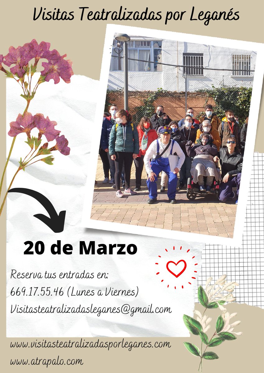 Vteatralizadas's tweet photo. ¿Nos acompañas en la ruta de este domingo 20 de marzo, especial día del padre?
Pasaremos una mañana entre risas y conociendo un poco de historia, como en familia.

Si quieres más información y reservas se pueden poner en contactoncon nosotros en:

➡️ 669.17.55.46 
Lunes a Viernes https://t.co/cpmEEK1rwJ